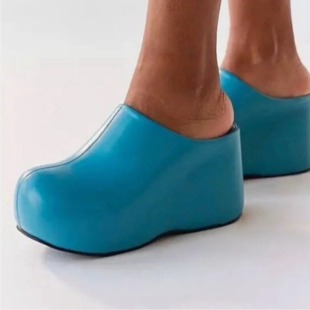 Jeffrey Campbell Blue Women's Clogs